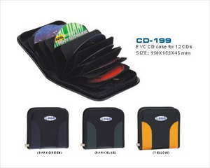 PVC CD case for 12CDs 3