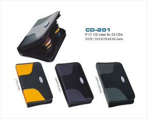 PVC CD case for 24CDs