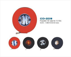 Polyester CD case for 12 CDs 3